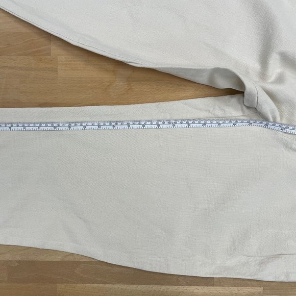 Oak + Fort Linen-Blend Tie Belt Pants - Picture 5 of 6